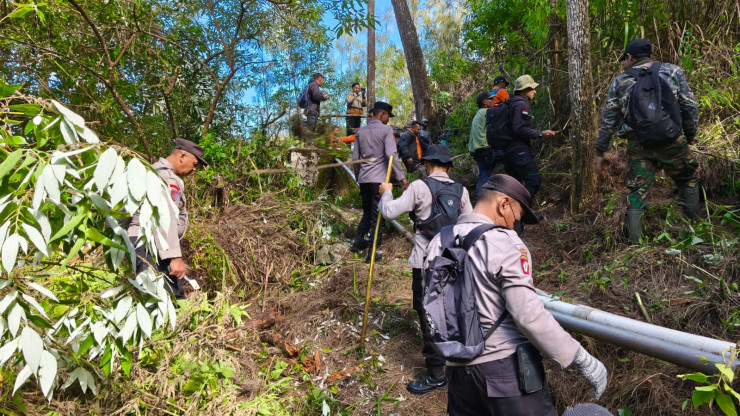 Polres Magetan dan Perhutani Perkuat Mitigasi Karhutla di Cemorosewu, Bangun Ilaran Api Sejauh 1,8 Km