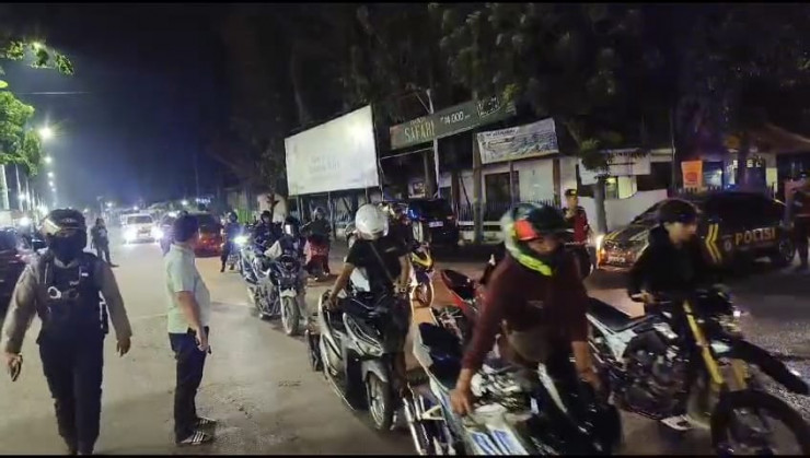 Polres Pasuruan Kota Amankan 14 Kendaraan Saat Patroli Skala Besar di Bulan Ramadhan