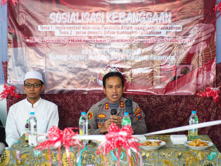 Kapolres Sumenep Berikan Wawasan Kebangsaan di LPI Cegah Radikalisme