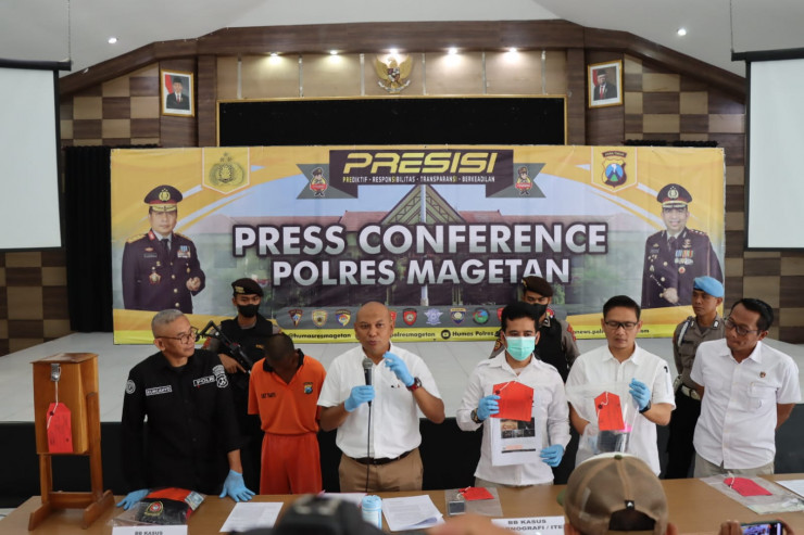 Polres Magetan Amankan Bapak dan Anak Terduga Pelaku Curanmor di 9 TKP