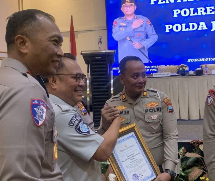 Polres Pelabuhan Tanjungperak Berhasil Tekan Angka Lakalantas Hingga 44,6 persen