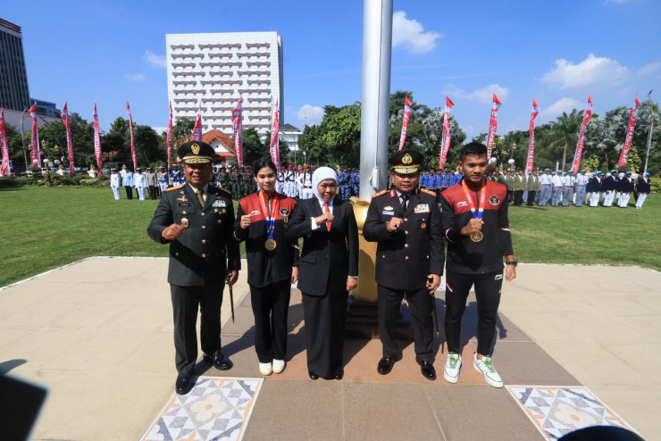 Kapolda Jatim Ikuti Upacara Harkitnas ke-115 tahun 2023 di Grahadi