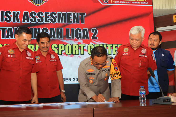 Tuban Sport Centre Layak Digunakan Pertandingan Liga 2, PolresTuban Siapkan Personel Pengamanan