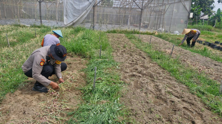 Polresta Sidoarjo Siapkan Lahan Dukung Ketahanan Pangan Nasional