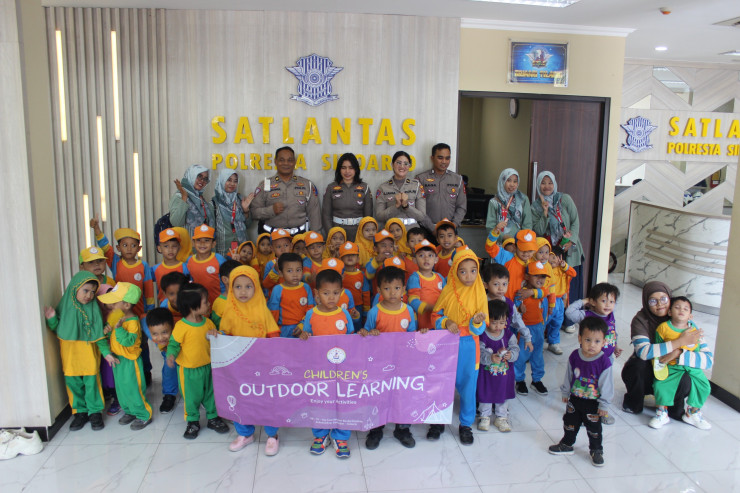 Operasi Zebra Semeru 2024, Satlantas Polresta Sidoarjo Edukasi Tertib Lalu Lintas Sejak Dini