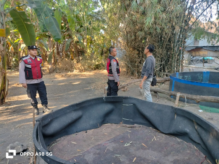 Tindak Lanjuti Dumas, Polsek Porong Datangi Lokasi Dugaan Adu Ayam di Pamotan