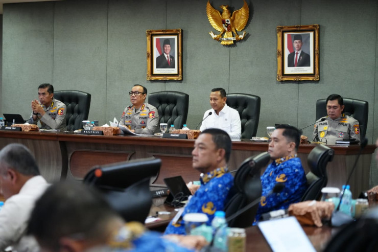 Tindak Lanjuti Arahan Presiden, Wakapolri dan Wamen Kehutanan Konsolidasikan Langkah Nasional Hadapi El Nino dan Karhutla