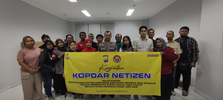 Humas Polresta Sidoarjo Ajak Masyarakat Bijak Bermedsos di Tengah Situasi Kamtibmas Saat In