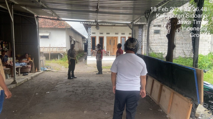 Polsek Tulangan Datangi Lokasi Diduga Tempat Sabung Ayam